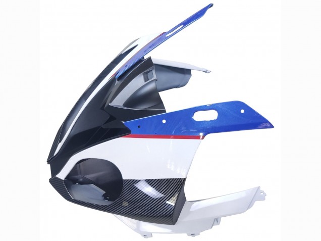 2015-2016 BMW S1000RR Motorcycle Fairings - White Blue Black Carbon Fiber UK