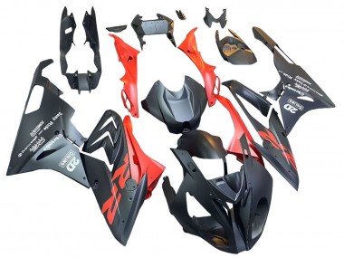 Best 2015-2016 BMW S1000RR Motorcycle Fairings - Matte Black Red UK