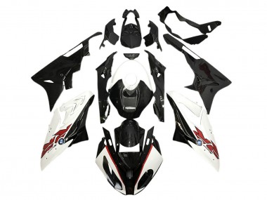 Best 2015-2016 BMW S1000RR Motorcycle Fairings - White Black Carbon Fiber UK