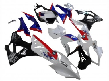 Best 2009-2014 BMW S1000RR Abs Fairings - White Red Blue Glossy Black UK