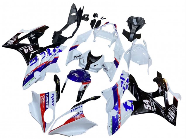 2009-2014 BMW S1000RR Motorcycle Fairings - White Red Blue Black Tyco UK