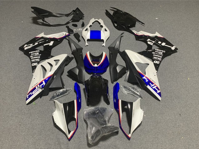 2009-2014 BMW S1000RR Motorcycle Fairings - White Red Blue Black Carbon Fiber HP UK