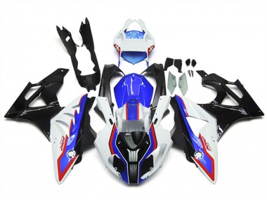 Best 2009-2014 BMW S1000RR Motorcycle Fairings - White Red Blue Glossy Black Carbon Fiber RR UK
