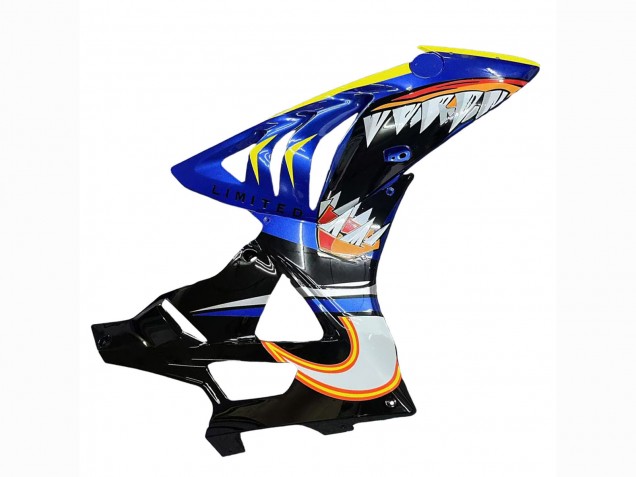 2009-2014 BMW S1000RR Motorcycle Fairings - Red Blue Yellow Shark UK
