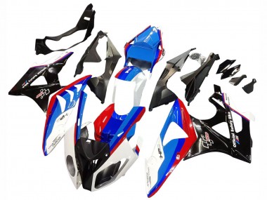 Best 2009-2014 BMW S1000RR Full Motorcycle Fairings - White Red Blue Glossy Black UK