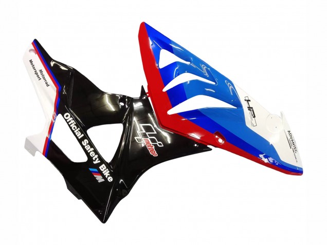 2009-2014 BMW S1000RR Full Motorcycle Fairings - White Red Blue Glossy Black UK