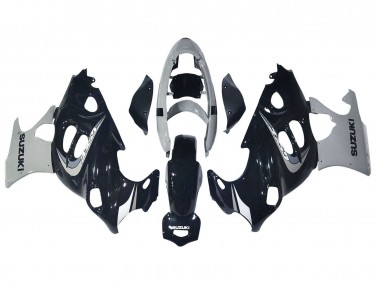 Best 2004-2006 Suzuki GSX600F/GSX750F Motorcycle Fairing - Glossy Black Grey UK