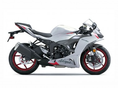 Best 2023-2025 Kawasaki ZX6R Motorcycle Fairings - Pearl White Black Red UK