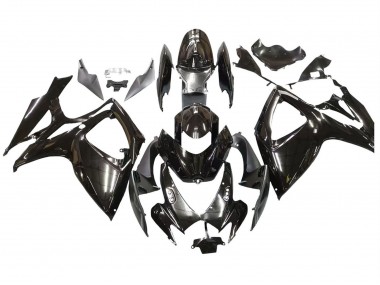Best 2006-2007 Suzuki GSXR 600 / GSXR 750 Motorcycle Fairings - Glossy Black UK