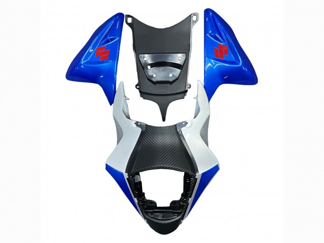 2011-2024 Suzuki GSXR 600 / GSXR 750 Motorcycle Fairings - Blue Silver Ecstar UK
