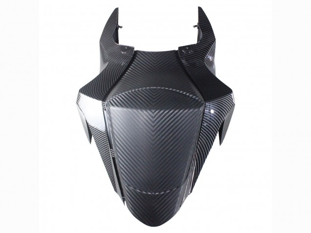 2011-2024 Suzuki GSXR 600 / GSXR 750 Motorcycle Fairings - Black Carbon Fiber Red UK