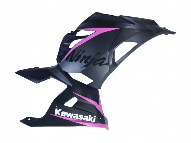 2018-2024 Kawasaki Ninja 400 Motorcycle Fairings - Matte Black Pink UK