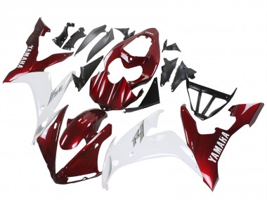 Best 2004-2006 Yamaha YZF 1000 R1 Motorcycle Fairings - Red White UK