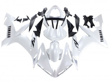 Best 2004-2006 Yamaha YZF 1000 R1 Motorcycle Fairings - Pearl White Black Decals UK