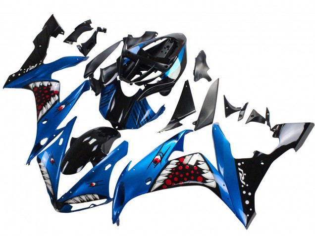 2004-2006 Yamaha YZF 1000 R1 Motorcycle Fairings - Blue Black Red White Shark UK