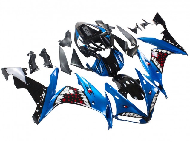 2004-2006 Yamaha YZF 1000 R1 Motorcycle Fairings - Blue Black Red White Shark UK