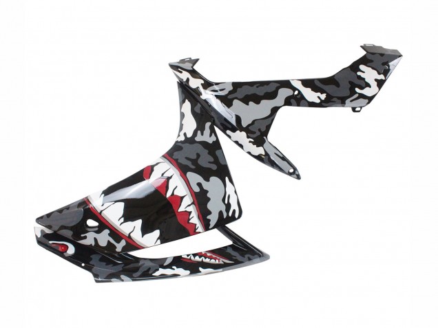 2007-2008 Yamaha YZF 1000 R1 Motorcycle Fairings - Grey White Camouflage Shark UK