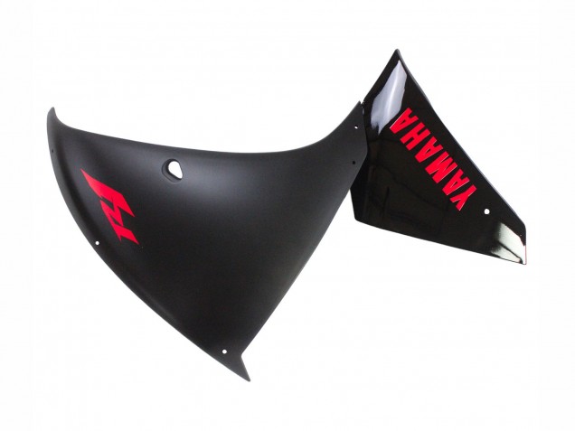 2009-2011 Yamaha YZF 1000 R1 Motorcycle Fairing - Matte Black Red Decal UK