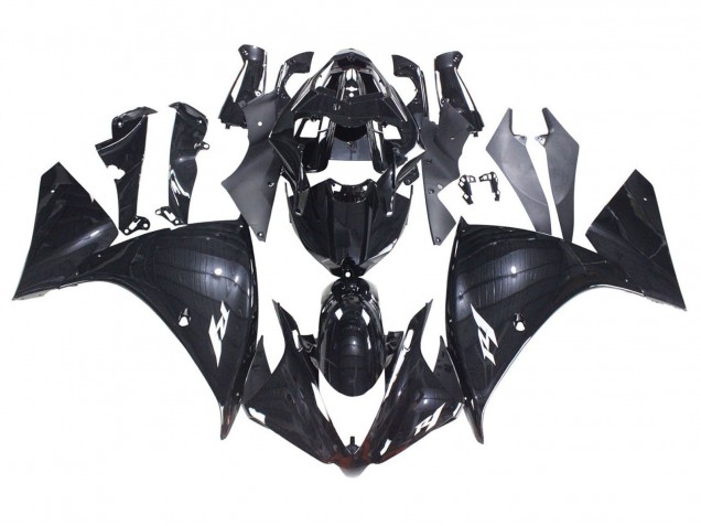 2012-2014 Yamaha YZF 1000 R1 Motorcycle Fairings - Glossy Black UK