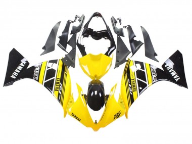 Best 2012-2014 Yamaha YZF 1000 R1 Motorcycle Fairings - Yellow White Black UK