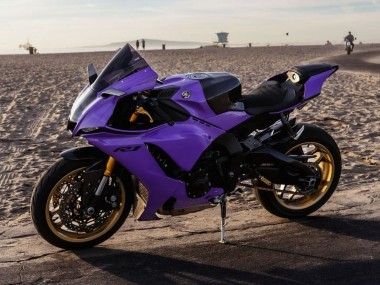 Best 2020-2025 Yamaha YZF 1000 R1 Motorcycle Fairings - Purple Glossy Black UK