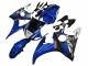 2006-2009 Yamaha YZF R6S Motorcycle Fairings - Blue White Glossy Black Yamalube UK