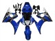 2006-2009 Yamaha YZF R6S Motorcycle Fairings - Blue White Glossy Black Yamalube UK