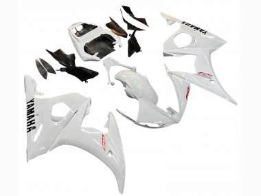 Best 2003-2004 Yamaha YZF R6 Motorcycle Fairing - White UK