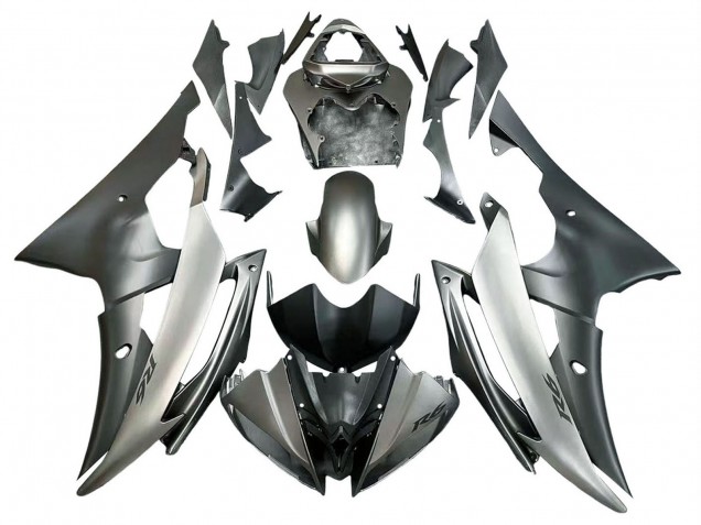 2008-2016 Yamaha YZF 600 R6 Motorcycle Fairings - Silver Grey UK