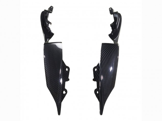 2021-2024 Yamaha YZF R7 Motorcycle Fairings - Black Carbon Fiber Carbon Fiber UK