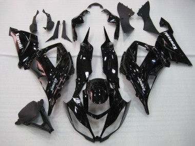Best 2013-2018 Kawasaki ZX6R Motorcycle Fairing - Glossy Black UK