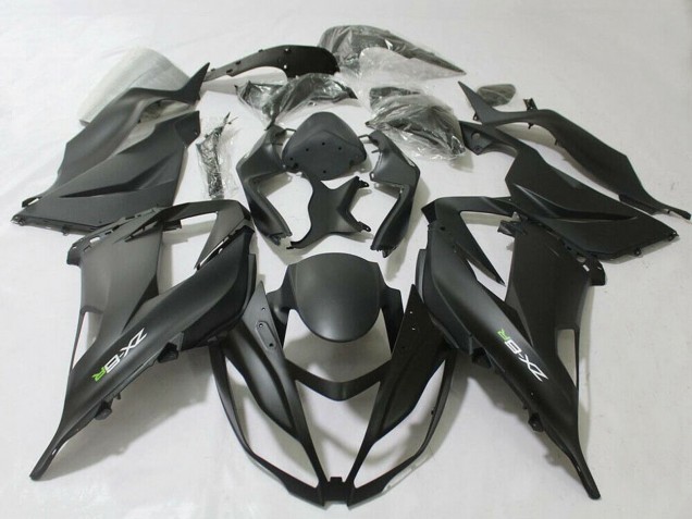 2013-2018 Kawasaki ZX6R Motorcycle Fairing - Matte Black UK
