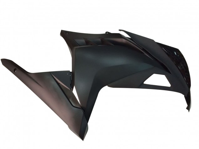 2013-2024 Kawasaki EX300 Motorcycle Fairing - Glossy Black Matte Black UK