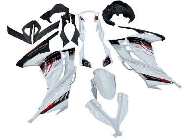 Best 2013-2024 Kawasaki EX300 Motorcycle Fairings - White Red Black UK
