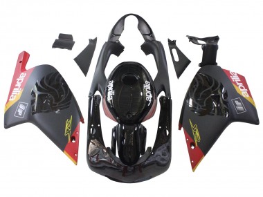 Best 2000-2005 Aprilia RS125 Motorcycle Fairings - Black Red Yellow UK