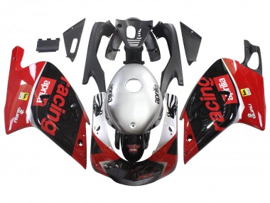 Best 2000-2005 Aprilia RS125 Motorcycle Fairings - Red Black Silver Racing UK