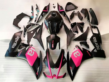 Best 2006-2011 Aprilia RS125 Motorcycle Fairings - Matte Black Pink UK
