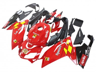 Best 2006-2011 Aprilia RS125 Motorcycle Fairings - Red White Yellow Black UK
