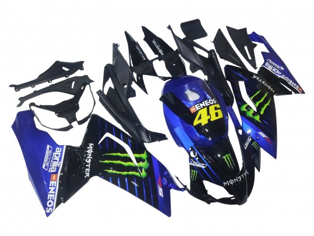 2006-2011 Aprilia RS125 Motorcycle Fairings - Blue Black Green Monster 46 UK