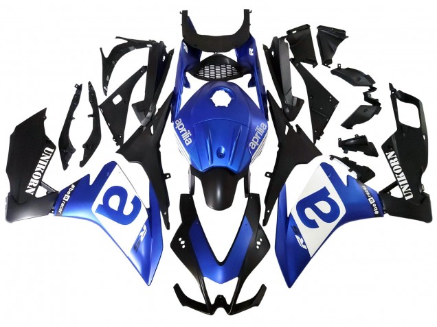 2012-2018 Aprilia RS4 50 125 Motorcycle Fairings - Blue White Matte Black UK