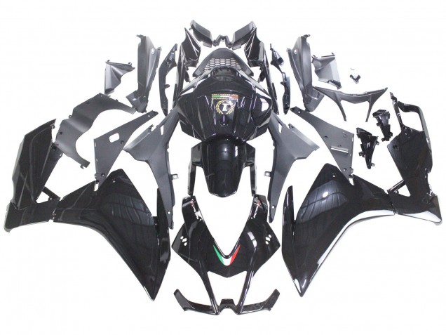 2012-2018 Aprilia RS4 50 125 Motorcycle Fairings - Glossy Black UK