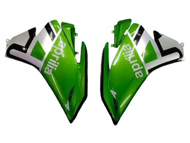 2012-2018 Aprilia RS4 50 125 Motorcycle Fairings - White Green Glossy Black UK