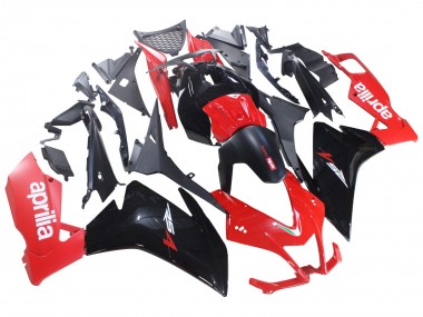 Best 2012-2018 Aprilia RS4 50 125 Motorcycle Fairings - Red Glossy Black UK