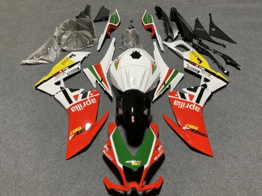 Best 2012-2018 Aprilia RS4 50 125 Motorcycle Fairings - White Red Green Yellow UK