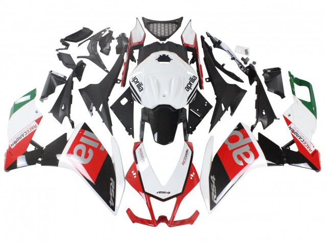 2012-2018 Aprilia RS4 50 125 Motorcycle Fairings - White Red Green Glossy Black UK