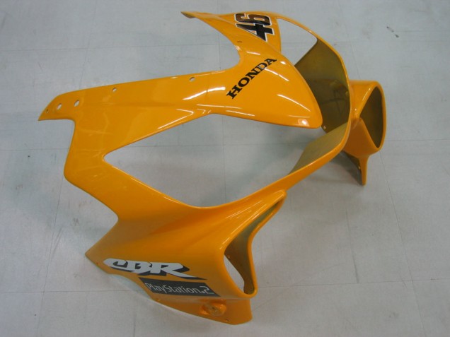 2004-2007 Honda CBR600 F4i Motorcycle Fairings - Yellow Blue White Black Nastro Azzurro UK