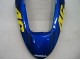 2004-2007 Honda CBR600 F4i Motorcycle Fairings - Yellow Blue White Black Nastro Azzurro UK