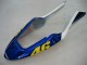 2004-2007 Honda CBR600 F4i Motorcycle Fairings - Yellow Blue White Black Nastro Azzurro UK
