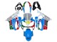 2004-2007 Honda CBR600 F4i Motorcycle Fairings - White Blue Green Red UK