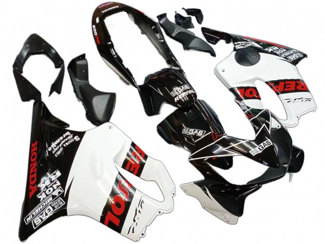 2004-2007 Honda CBR600 F4i Motorcycle Fairings - White Glossy Black Red Repsol UK